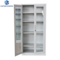 Metal Cabinets Office Cupboard with Glass Sliding Door